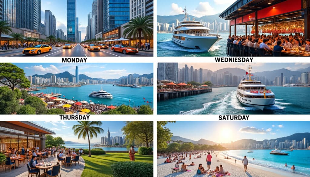 discover the ultimate guide to experiencing hong kong throughout the week! from vibrant markets to serene parks, this comprehensive itinerary offers insights into the best activities and attractions to explore each day in this dynamic city.